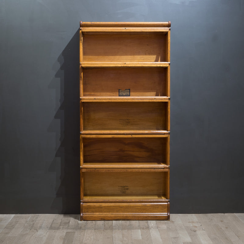 Early 20th c. Globe-Wernicke 5 Stack Lawyer's Bookcase c.1890