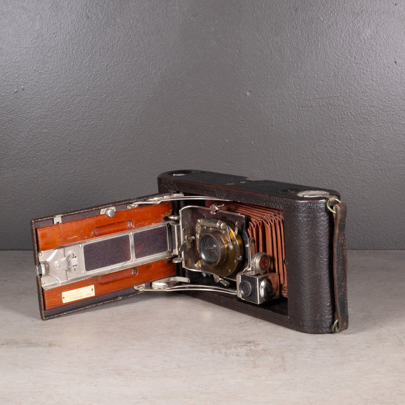 Large Antique Kodak Folding No. 3A Camera with Mahogany Inlay c.1903