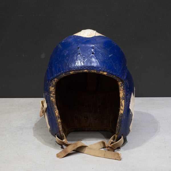 Vintage Leather Football Helmet c.1940 Vintage Leather Football Helmet c.1940