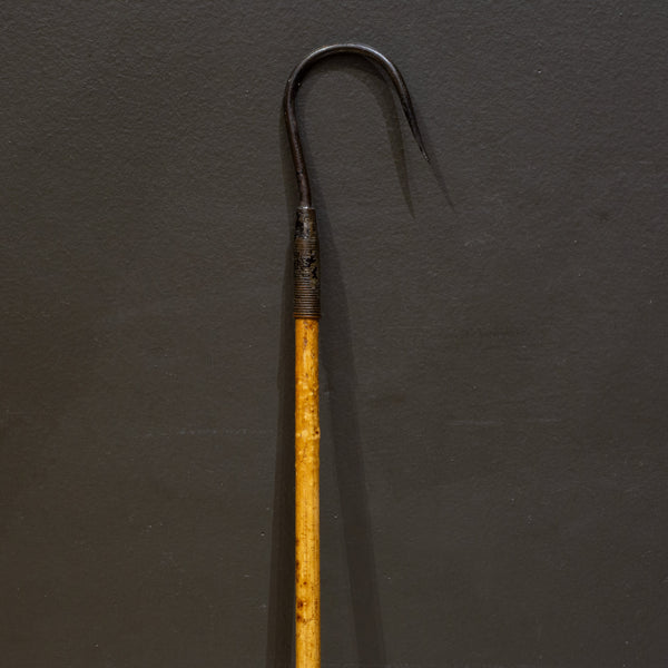 7 decorative fish gaff hook Antique Leather and Steel Fishing Gaff Hook