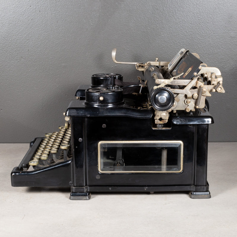 Antique Royal Standard Typewriter with Glass Panels c.1931