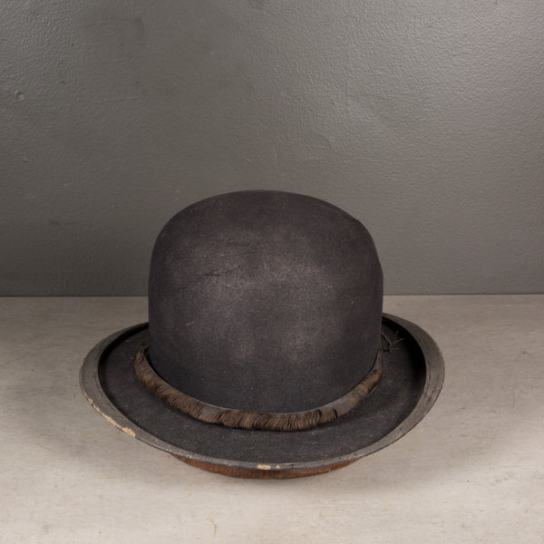 Antique Wool Bowler Hat c.1920-1940 | S16 Home