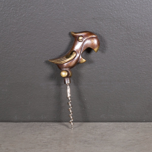 bronze-parrot-corkscrew-bottle