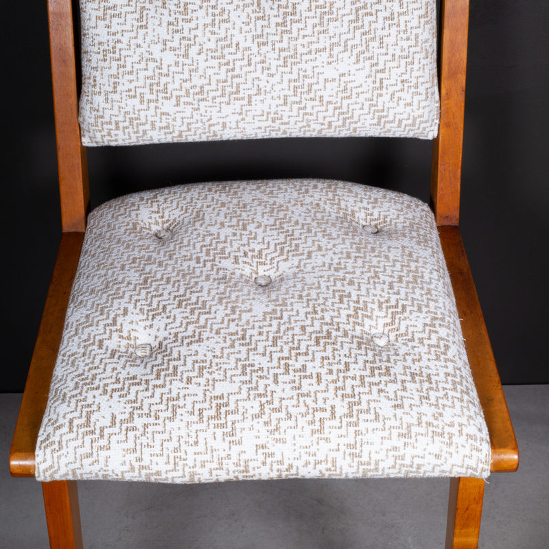 Jens Risom Model 666 for Knoll Reupholstered Side Chairs c.1941