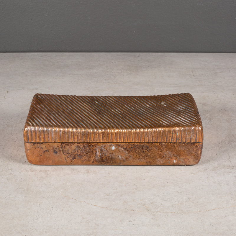 Mid-century Ben Seibel for JenFred Ware Copper Trinket Box c.1960