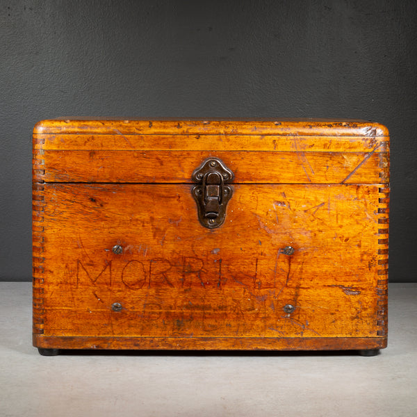Vintage David White & Co Survey Transit Level and Wooden Case c