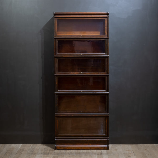 Late 19th c. Globe-Wernicke 6 Stack Lawyer's Bookcase c.1890-1899
