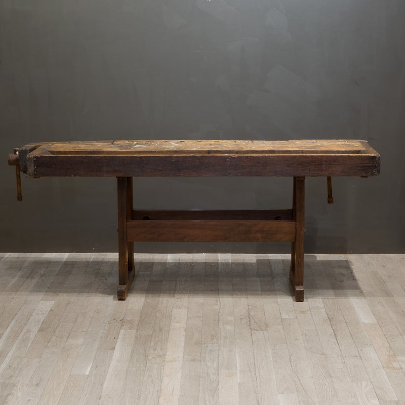 19th c. American Carpenter's Workbench c.1880-1900