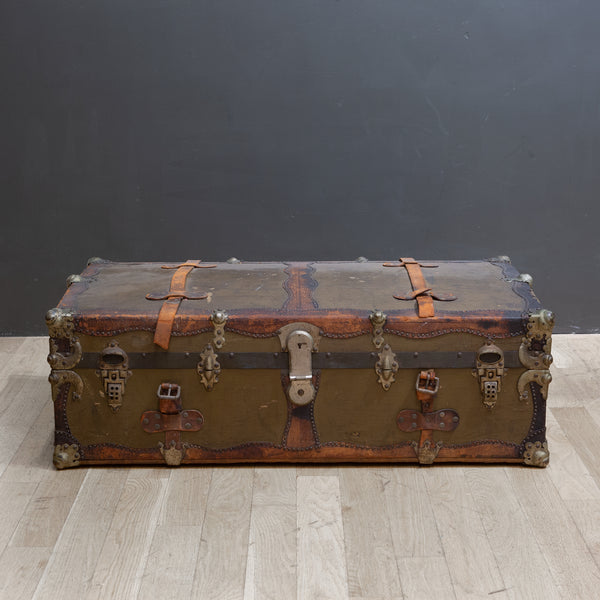 Distressed Antique Cabin Trunk c.1900 | S16 Home