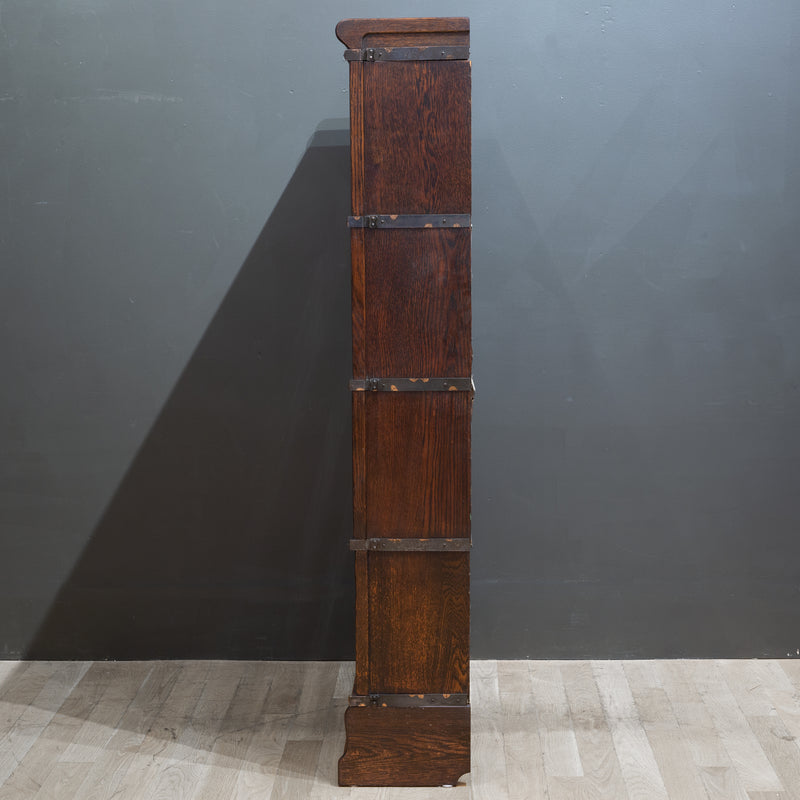 Antique Globe-Wernicke London 4 Stack Lawyer's Bookcase c.1890-1910