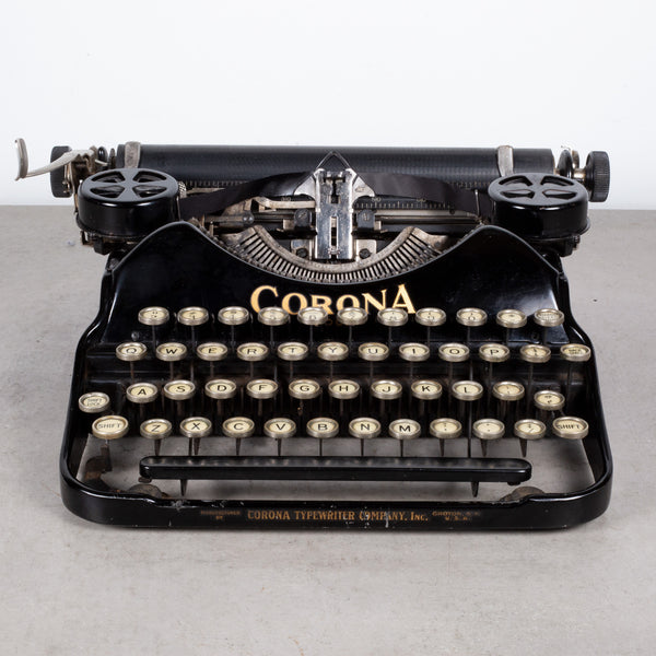Antique Corona Four Portable Typewriter c.1926 | S16 Home