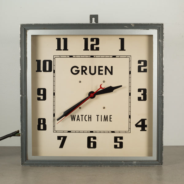 Antique Clock Shop Wall Clock c.1940 S16 Home