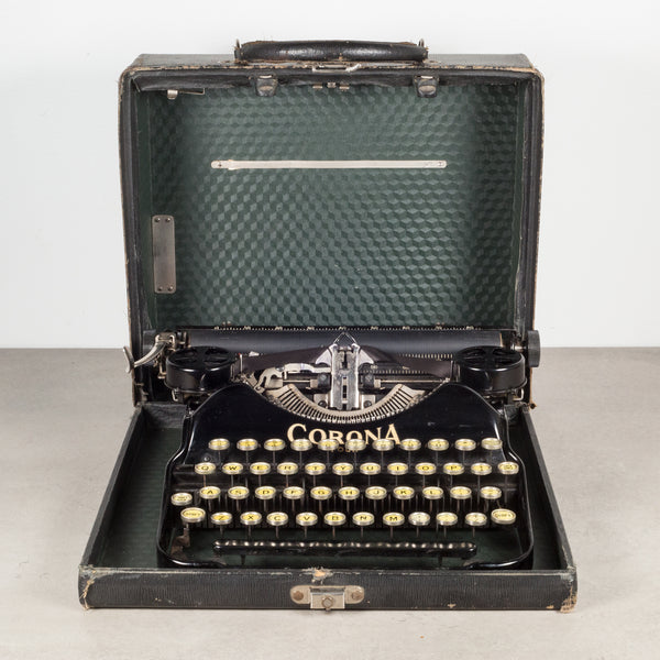 1925年 CORONA FOUR 全文字OK アンティーク タイプライター - 雑貨