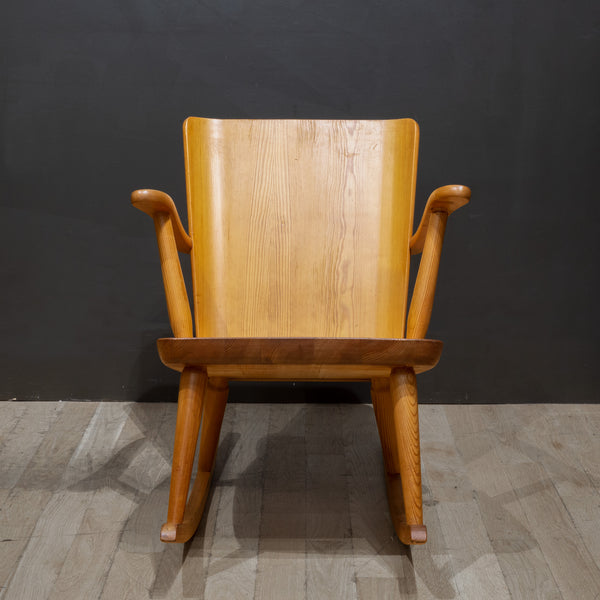 Nordic Pine Rocking Chair by Göran Malmval for Svensk Fur, Sweden