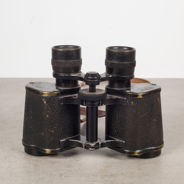 WWll German Military Binoculars and Leather Case c.1940