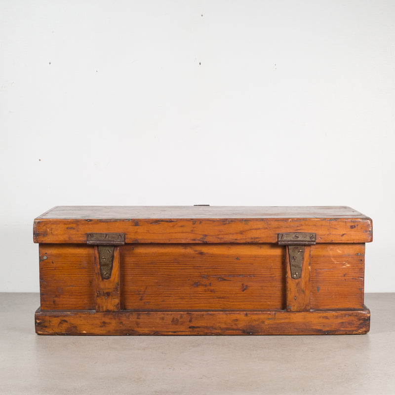 Handmade Rustic Wooden Box c.1950