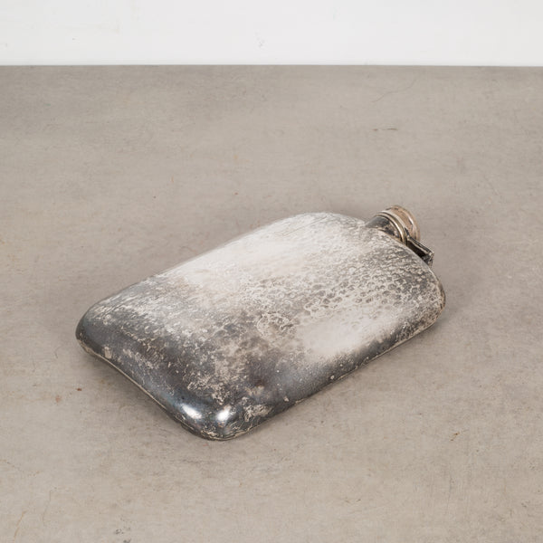Antique Pewter Flask c.1920 | S16 Home