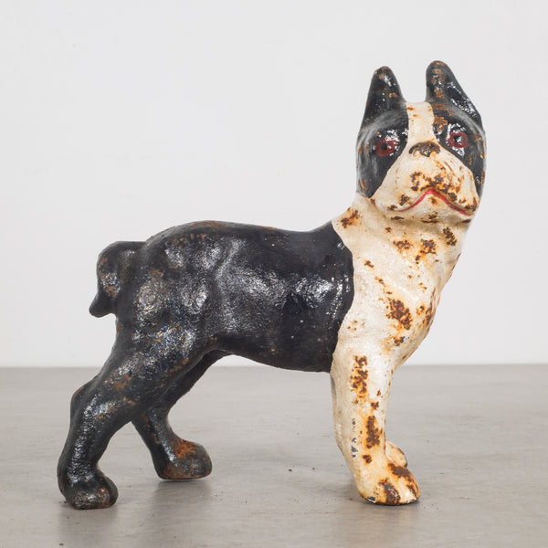 Cast Iron Hubley Boston Terrier Coin Bank c.1910 | S16 Home