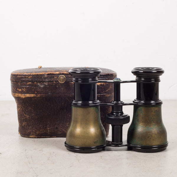 「L507」長期保管品 双眼鏡 LEMAIRE FABT PARIS レトロ 19th c. Brass LeMaire Fabt Paris Binoculars c.1880 | S16 Home