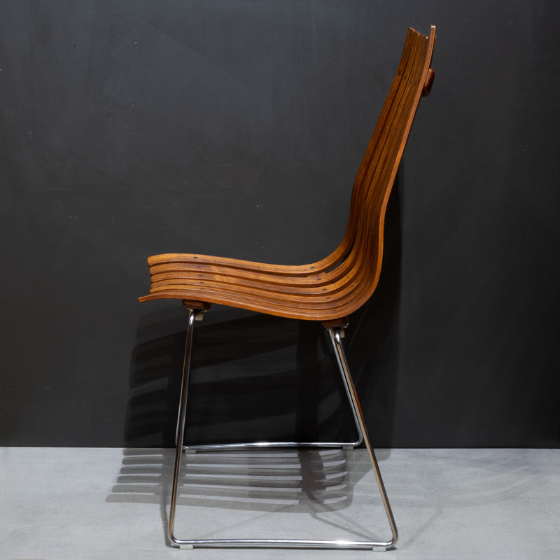 Mid-century Hans Brattrud for Hove Mobler "Scandia" Rosewood Dining Chairs c.1950