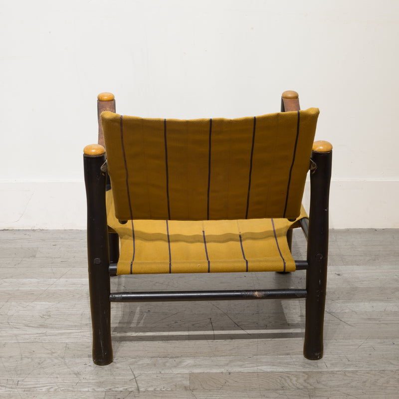 Mid-century Elias Svedberg for Nordiska Kompaniet Trivia Safari Chair c.1950s