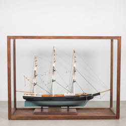 Vintage Handmade Model Ship c.1940-1970