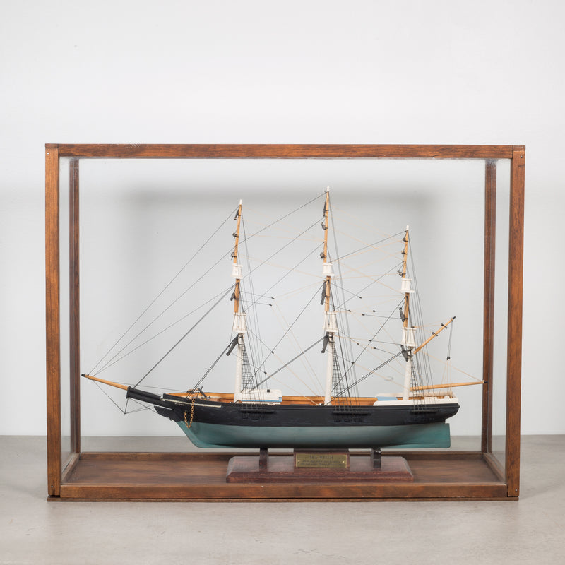 Vintage Handmade Model Ship c.1940-1970