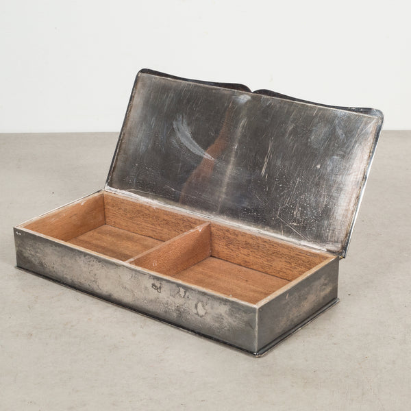 Monogrammed Silver Box "RAG" c.1950