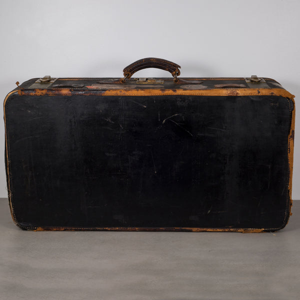 Antique Luggage with Original Travel Stickers c.1920