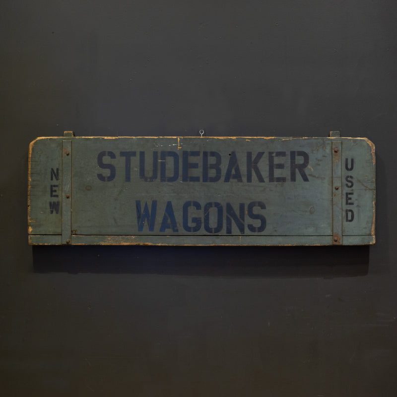 Studebaker Racing Sign Hand Painted Studebaker Wagons Sign c.1930 | S16 Home