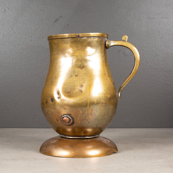 19th/Early 20th c. Bronze and Copper Pitcher