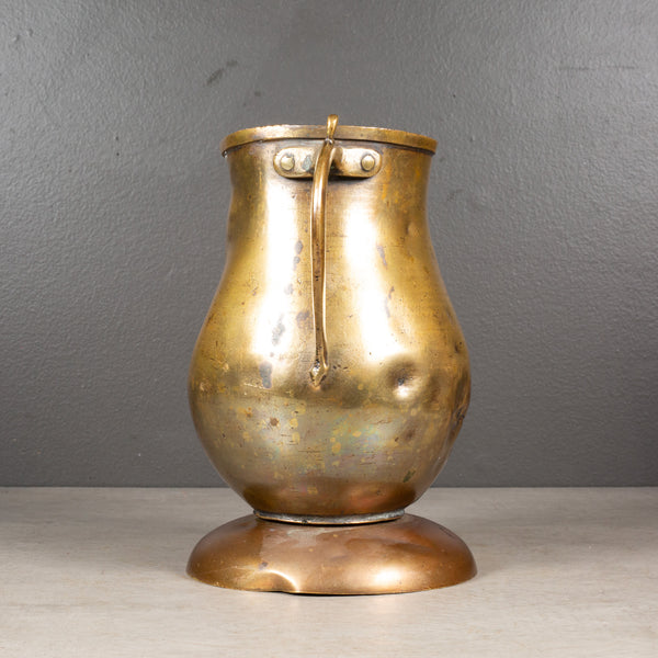 19th/Early 20th c. Bronze and Copper Pitcher