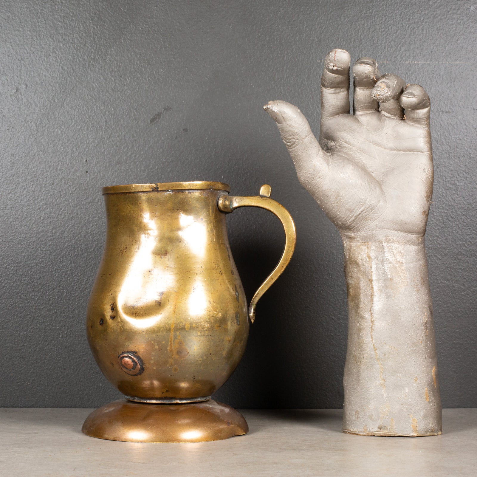 19th/20th c. Bronze and Copper Pitcher | S16 Home