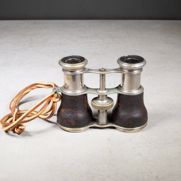19th c. Leather Wrapped Binoculars
