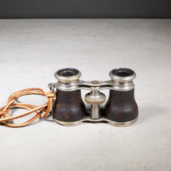 19th c. Leather Wrapped Binoculars