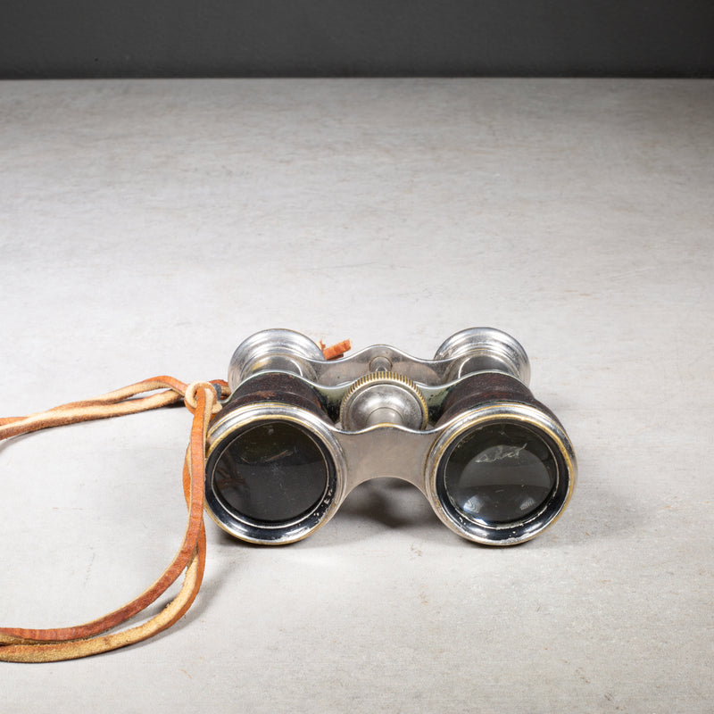19th c. Leather Wrapped Binoculars