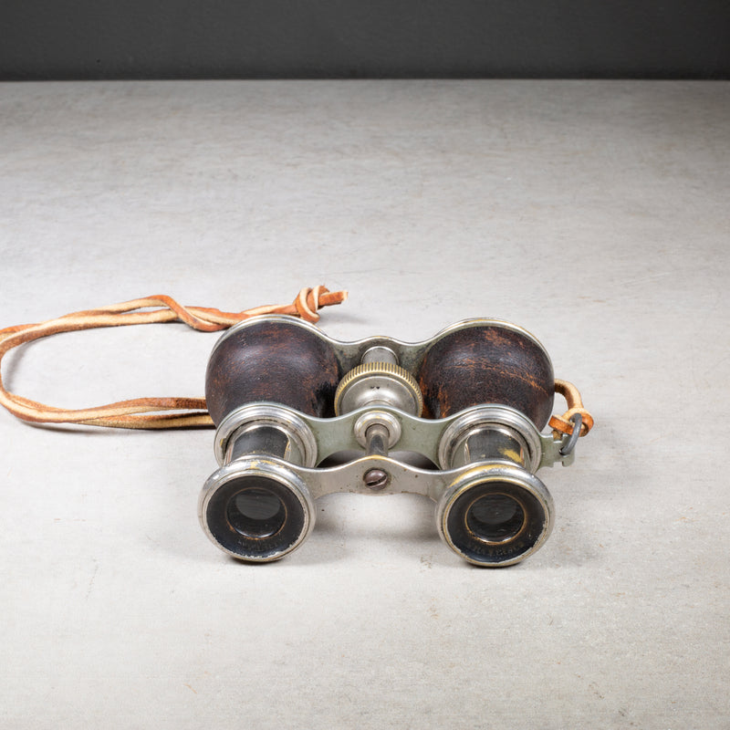 19th c. Leather Wrapped Binoculars