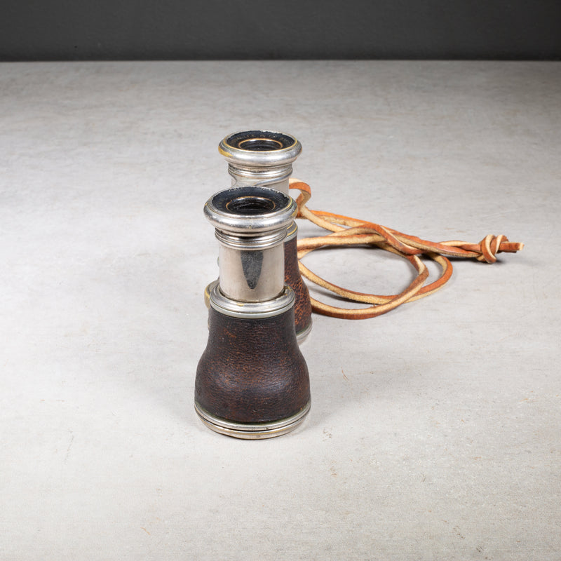 19th c. Leather Wrapped Binoculars