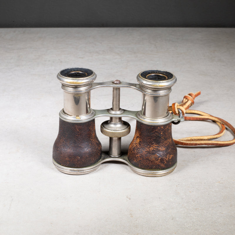 19th c. Leather Wrapped Binoculars
