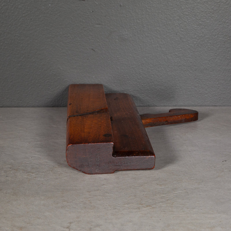 19th Carpentry Molding Plane with Steel Blade