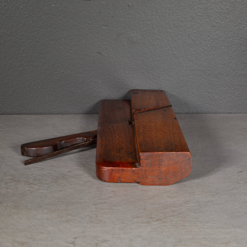 19th Carpentry Molding Plane with Steel Blade