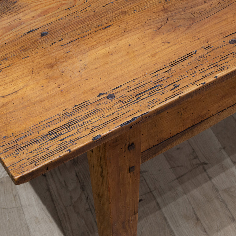 19th c. Rustic Farmhouse Dining Table c.1880-1890 | S16 Home