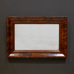 19th c. Mahogany Ogee Mirror