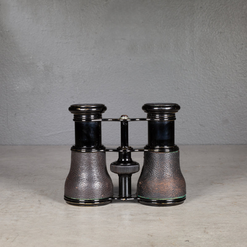 19th c. Leather LeMaire Fabt Paris Binoculars and Case c.1890