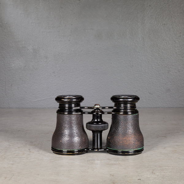 19th c. Leather LeMaire Fabt Paris Binoculars and Case c.1890