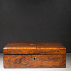19th c. Mahogany Campaign Writing Lap Desk c.1800s