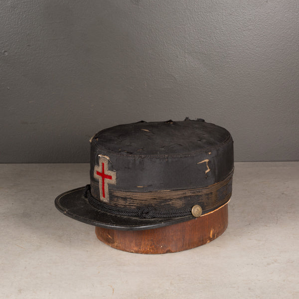 19th Century Beaver Skin Top Hat & Original Leather Hat Box, c.1880 – S16  Home