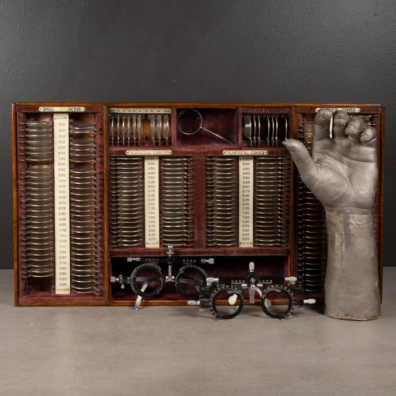 Late 19th c. Optometrist Eye Testing Kit c.1890