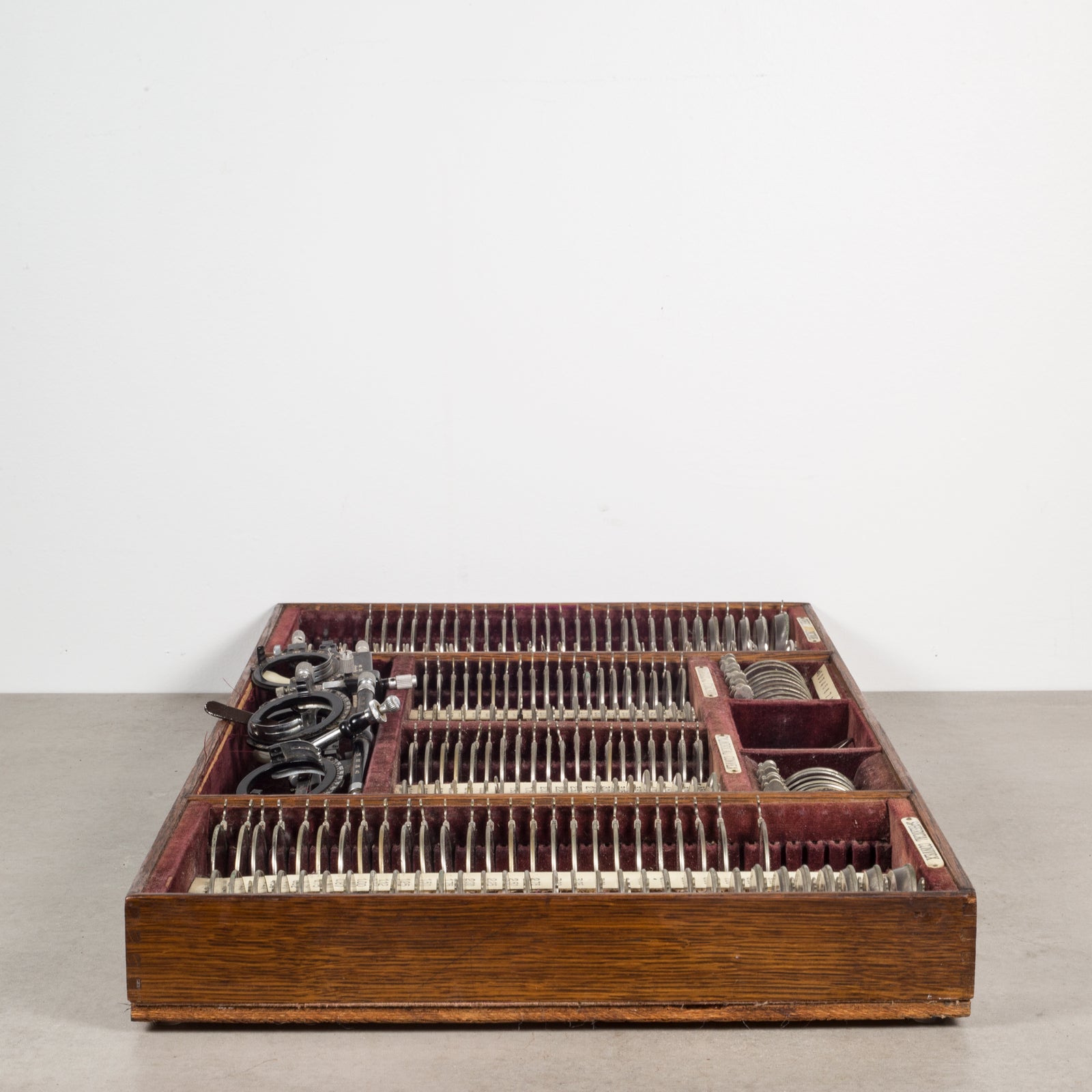 19th c. Optometrist Eye Testing Kit c.1890 | S16 Home