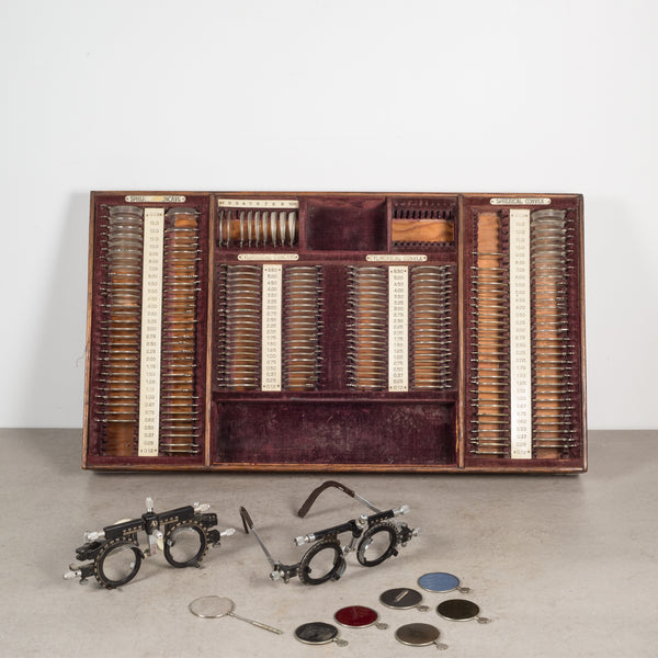 Late 19th c. Optometrist Eye Testing Kit c.1890